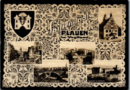 45594 - Deutschland - Plauen , Bahnhofstraße , Ebertbrücke , Am Tunnel , Vogtland , Mehrbildkarte - Gelaufen  - Plauen
