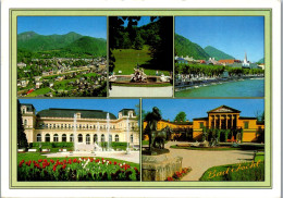 45396 - Oberösterreich - Bad Ischl , Brunnen V. D. Kaiservilla , Esplanade , Kurhaus , Mehrbildkarte - Gelaufen 1995 - Bad Ischl