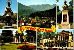 45395 - Oberösterreich - Bad Ischl , Hl. Nepomuk , Kurpark , Dr. Wirer , Kaiservilla , Mehrbildkarte - Gelaufen  - Bad Ischl