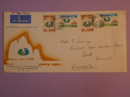 DE3 HONG KONG  CHINA  BELLE  LETTRE   FDC 1970  A BATH U.K.+ EXPO 70  +AFFR. PLAISANT+++ - 1980-1989