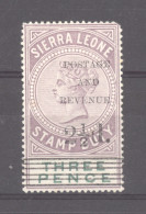 Sierra Leone  :  Yv  45a  *   Type II - Sierra Leone (...-1960)