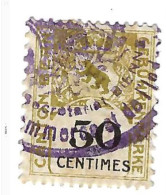 50 Centimes."Gebührenmarke".Canton De Berne. - Revenue Stamps