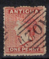 ANTIGUA  1863-1867         N° 2 (dent 151/2  ?)      Oblitéré - 1858-1960 Crown Colony