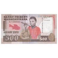Madagascar, 500 Francs = 100 Ariary, 1988, KM:67a, NEUF - Madagaskar