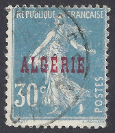 ALGERIA 1924-5 - Yvert 17° - Soprastampato | - Oblitérés