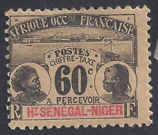 ALTO SENEGAL-NIGER 1906 - Yvert T6* (L) - Tasse | - Unused Stamps