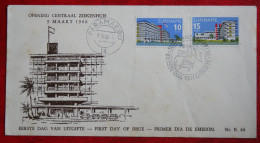 FDC 1966 Gelegenheidszegels Centraal Ziekenhuis NVPH E44 NVPH 447-448 Mi 492-493 SURINAM SURINAME - Suriname ... - 1975