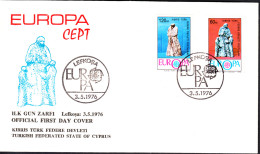 KK-007 NORTHERN CYPRUS EUROPA CEPT F.D.C. - Lettres & Documents