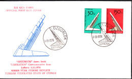 KK-011 NORTHERN CYPRUS LIBERATION F.D.C. - Covers & Documents