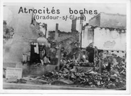 Photo Atrocités Allemande à Oradour Sur Glane,format 13/18 - Guerre, Militaire