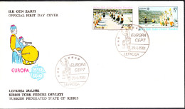 KK-032 NORTHERN CYPRUS EUROPA CEPT F.D.C. - Lettres & Documents