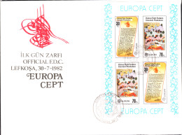 KK-039 NORTHERN CYPRUS EUROPA CEPT F.D.C. - Lettres & Documents