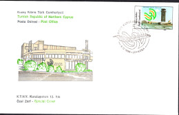 KK-070 NORTHERN CYPRUS AIRLINES F.D.C. - Lettres & Documents