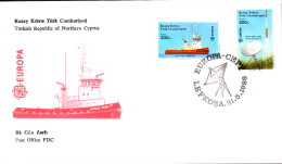 KK-082 NORTHERN CYPRUS EUROPA CEPT F.D.C. - Cartas & Documentos