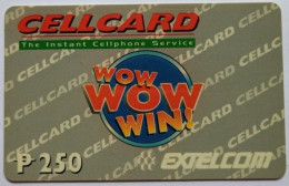 Philippines Extelcom Cellcard P250 MINT - Wow Wow Win - Philippinen