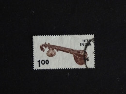 INDE INDIA YT 447 OBLITERE - VINA INSTRUMENT MUSIQUE - Used Stamps