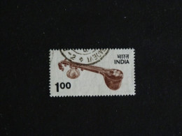 INDE INDIA YT 447 OBLITERE - VINA INSTRUMENT MUSIQUE - Used Stamps