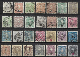 PORTUGAL 1895-1905:  Lot D' Obl. - Otros & Sin Clasificación