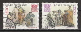 Vatican 1986 : Timbres Yvert & Tellier N° 800 Et 801 Oblitérés. - Gebruikt