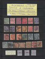 ALLEMAGNE - SERVICE & TÉLÉGRAPHE - Entre 1875 Et 1923 -- 28 Timbres Oblitérés Divers - 2 Scan - Servizio