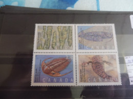 Canada Fossiles  Neuf ** Mnh Perfect 1149/1152 - Fossili