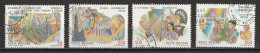 Vatican 1987 : Timbres Yvert & Tellier N° 817 - 818 - 820 - 821 - 822 - 823 Et 824 Oblitérés. - Gebruikt