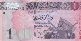 LIBYA 1 DINAR ND/2013   P-76  Unc - Libia