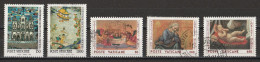 Vatican 1990 : Timbres Yvert & Tellier N° 883 - 884 - 886 - 887 - 888 Et 889 Oblitérés. - Usati