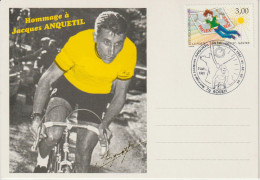 France 1997 Rouen Hommage à J Anquetil - Gedenkstempel