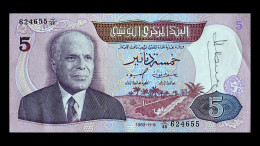 # # # Banknote Tunesien (Tunisia) 5 Dinare 1983 UNC- # # # - Tunisia
