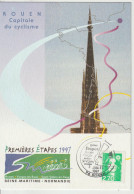 France 1997 Rouen Capitale Du Cyclisme - Commemorative Postmarks