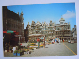 Bruxelles Brussel Grand'place Grote Markt Marché De Fleurs Bloemenmarkt Edition Le Berrurier 167 - Mercati