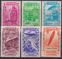 Cape Juby 1938 Beneficencia Ed 1-6 Cabo Juby Set MNH** - Cape Juby