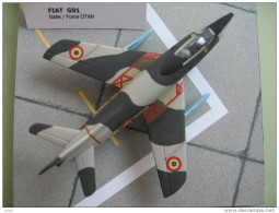 Maquette Plastique HELLER " Avion Militaire FIAT G91 - Force OTAN " Montée éch : 72ème - Détaillée. TB - Flugzeuge