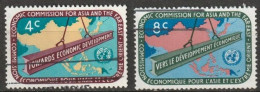 UNO New York 1960 Mi-Nr.86 - 87 O Gestempelt ECAFE ( 4314) Günstiger Versand - Used Stamps