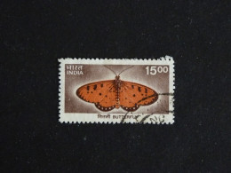 INDE INDIA YT 1563 OBLITERE - PAPILLON BUTTERFLY - Gebruikt