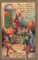 370447-Halloween, Gottschalk No 2171-5, Pumpkin Head Man Singing To Pumpkin Head - Halloween