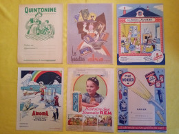 LOT DE 15 PROTEGES CAHIERS DIFFERENTS - ALSA - WONDER - DISNEY - MENIER - AMORA ECT... VOIR 6 PHOTOS - Book Covers