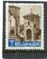 SAN MARINO - 1957    3 L  VIEWS  MINT NH - Neufs