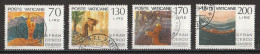 Vatican 1977 : Timbres Yvert & Tellier N° 629 - 631 - 632 - 633 - 634 Et 635 Se Tenant Et Oblitérés. - Gebruikt