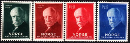 NORWAY 1940 Polar, Nobel Prize: Nansen. Charity Issue. Complete Set, MNH - Prix Nobel