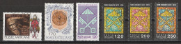 Vatican 1978 : Timbres Yvert & Tellier N° 651 - 654 - 656 - 659 - 660 - 661 - 662 - 663 - 664 Et 665 Oblitérés. - Used Stamps