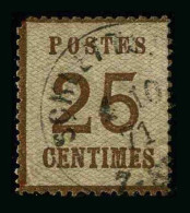 FRANCE - ALSACE LORRAINE - YT 7 - TIMBRE OBLITERE - Used Stamps