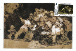 SPAIN. MAXICARD GOYA ENGRAVINGS. LOS DISPARATES. NUMERO 9 - Tarjetas Máxima