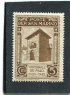 SAN MARINO - 1943  5c   TWENTY YEARS   MINT - Neufs