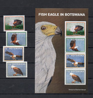 BOTSWANA, 2021 , BIRDS- FISH EAGLE,  4v.+S/S.  MNH**, NEW!! - Aigles & Rapaces Diurnes