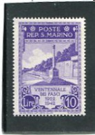 SAN MARINO - 1943  10 L   TWENTY YEARS   MINT - Neufs