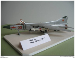 Maquette Plastique  HELLER " Avion Militaire MIG 21 ", Montée Au 72ème - Ailes à Géométrie Variable. Très Détaillée.TB. - Aviones