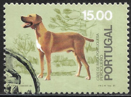Portugal – 1981 Portuguese Breed Dogs 15.00 Used Stamp - Usado