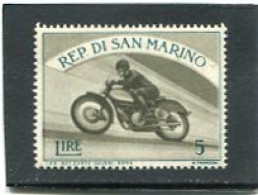 SAN MARINO - 1954  5 L  SPORT   MINT NH - Neufs